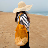 Sac filet moutarde adulte personnalisé