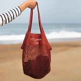 Sac filet terracotta adulte personnalisé