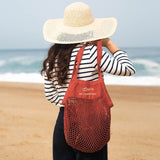 Sac filet terracotta adulte personnalisé