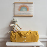 Sac à langer Cadeau Bébé personnalisé Vert amande Coton