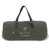 Sac XL week-end Cadeau Mariage/Saint Valentin personnalisé Kaki