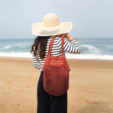 Sac filet terracotta Maîtresse, Nounou personnalisé