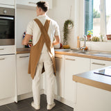 Tablier Japonais mariage Bleu canard