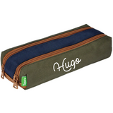 Trousse Tann's double personnalisée Kaki bleu marine