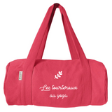 Sac week-end Cadeau Mariage personnalisé Rose grenadine Coton