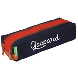 Trousse Tann's double personnalisée Bleu rouge