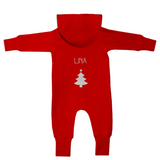 Combinaison Bébé personnalisée Rouge Coton