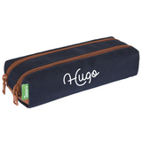 Trousse Tann's double personnalisée Bleu marine