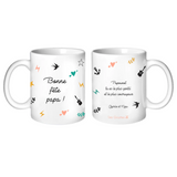 Mug Cadeau Fête des Pères / Grand-pères personnalisé Motifs Tatoo 325ml