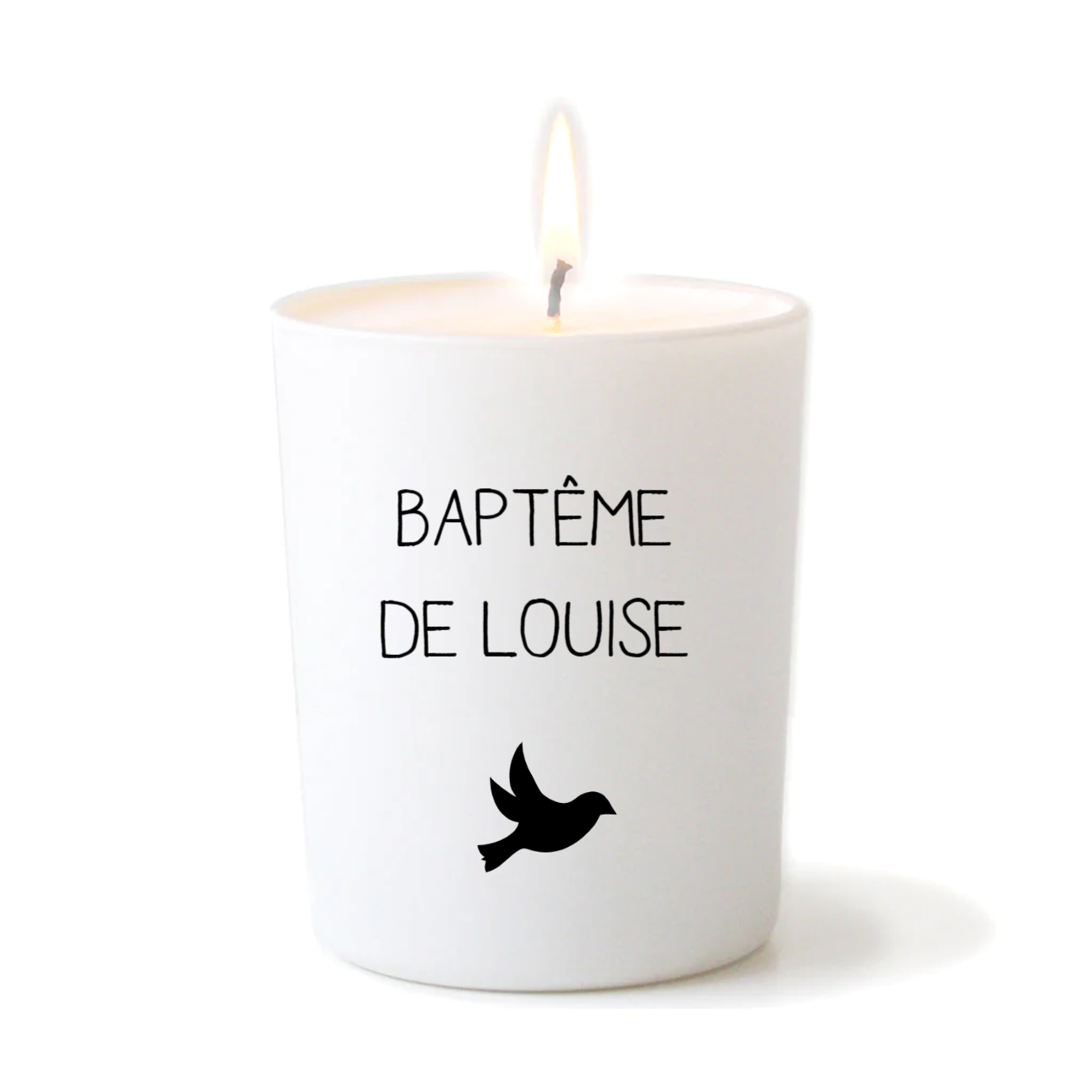 Bougie Cadeau Baptême / Communion personnalisé 180gr