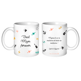 Mug Cadeau Fête des Mères / Grand-mères personnalisé Motifs Tatoo 325ml
