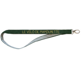 Porte clés Long Cadeau Fête des Mères / Grand-mères personnalisé Vert pois gris