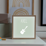 Veilleuse Cadeau Bébé personnalisé Vert amande