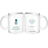 Mug Cadeau Fête des Mères / Grand-mères personnalisé Rose pâle 325ml