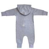 Combinaison Bébé personnalisée Gris Coton