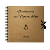 Album photo Cadeau Fête des Mères / Grand-mères personnalisé Kraft Grand modèle