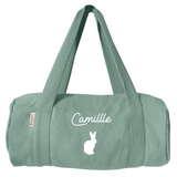Sac de sport Cadeau Enfant personnalisé Vert amande Coton