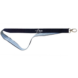 Porte clés Long Cadeau Mariage personnalisé Bleu rayure bleues