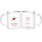 Mug Adulte personnalisé Rose pâle 325ml