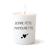 Bougie Cadeau Fête des Mères / Grand-mères personnalisé 180gr