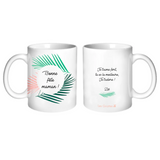 Mug Cadeau Fête des Mères / Grand-mères personnalisé Motifs Jungle 325ml