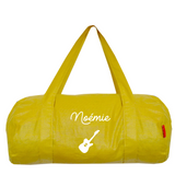 Sac de sport Ecole personnalisé Jaune lin enduit