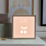 Veilleuse Cadeau Bébé personnalisé Rose poudré