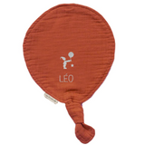 Doudou Bébé Terracotta personnalisé Gaze de coton