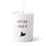 Bougie Cadeau Bébé personnalisé 180gr