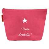 Pochette Cadeau Adulte personnalisé Rose grenadine Coton