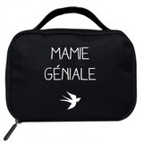 Sac isotherme Petit modèle Cadeau Fête des Mères/Grand-mères personnalisé Noir