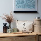 Pochette Cadeau Fête des Pères / Grands-pères personnalisé Crème Coton