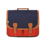 Cartable Tann's personnalisé CE2 CM1 CM2 Bleu rouge