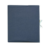 Album photo traditionnel Cadeau Bébé personnalisé Bleu pétrole Lin