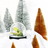 Boule à neige Cadeau Noël personnalisé Dinosaure