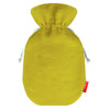 Bouillotte enfant en lin de couleur jaune personnalisée