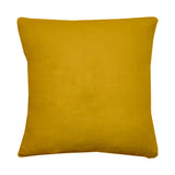 Coussin Cadeau Fête des Pères / Grands-pères personnalisé Jaune moutarde Lin
