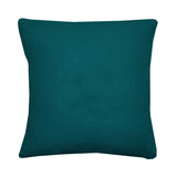Coussin Cadeau Fête des Pères / Grands-pères personnalisé Bleu pétrole Lin