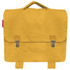 Cartable maternelle personnalisé Jaune moutarde Coton