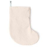 Chaussette Cadeau de Noël  personnalisé crème