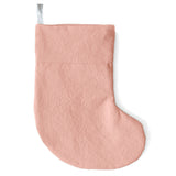 Chaussette Cadeau de Noël  personnalisé rose poudré
