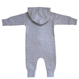 Combinaison Bébé personnalisée Gris Coton