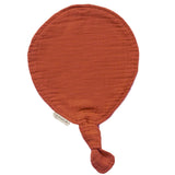 Doudou Bébé Terracotta personnalisé Gaze de coton