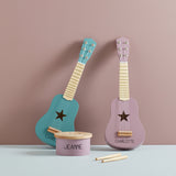 Guitare enfant personnalisée Gris ardoise Bois