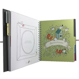 Livre de naissance Cadeau Bébé personnalisé Rose poudré Lin