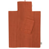 Matelas à langer nomade Bébé personnalisé Terracotta Gaze de coton