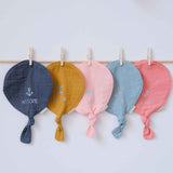 Doudou Bébé Terracotta personnalisé Gaze de coton