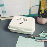 Boite à goûter Enfant personnalisé Blanche