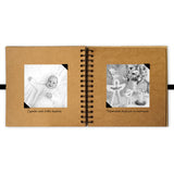 Album photo Cadeau Baptême / Communion personnalisé Kraft Petit modèle
