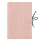 Protège carnet de santé Cadeau Enfant personnalisé Rose poudré Lin